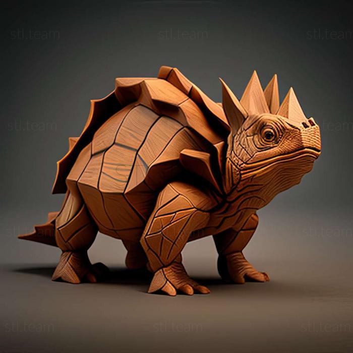 3D модель Campyloneurus brachyurus (STL)